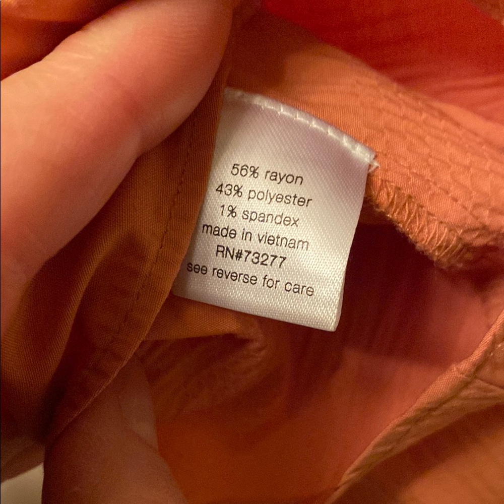 Orange Off-Shoulder Blouse - Picture 5 of 6